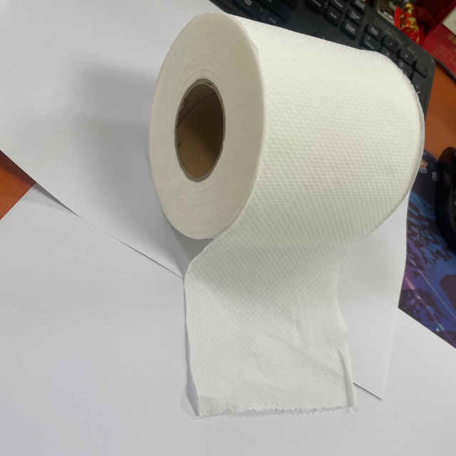 ISO Certificate Toilet Roll Customized Recycle Paper Tissue 2 Ply Embossed Toilet Paper 
