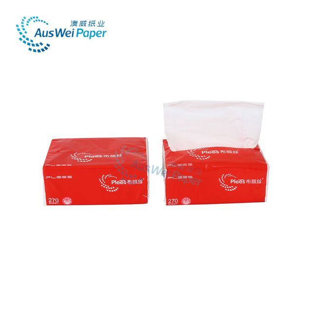 PLEES-soft Facial Tissue 3 Ply China Red AWR006