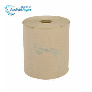Recycle -jumbo Hand Towel-brown 1 Ply No Embossing ZD640-BJ1-12
