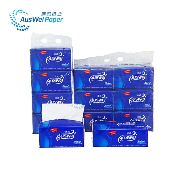 Auswei Series-soft Facial Tissue-4ply Paper Factory AWRC015-06