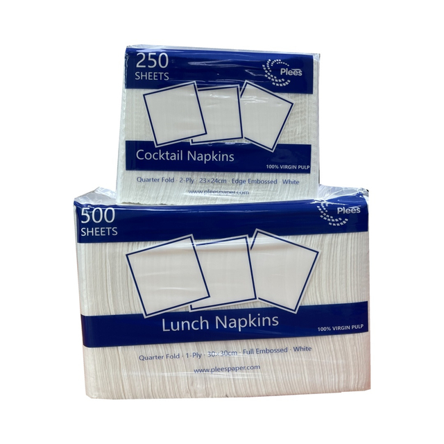 China Factory 1/4fold Napkin virgin pulp Dinner Paper Household Tissue Serviette Customized Logo Napkins