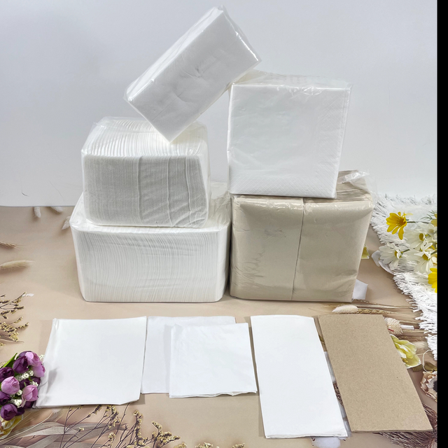 HOT trade processing napkins, wholesale from Chinese factories, Customized printable napkins, disposable dining table tissues