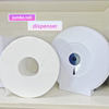 Manufacturer Wholesale Embossed Jumbo Roll Nature Toilet Paper Tissue Dispenser Large Paper Roll