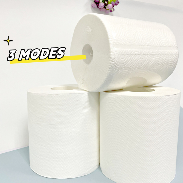Jumbo Oil And Water Absorbing Paper Wipes Kitchen Tissue Roll Household Paper Dry Hand Tissue Cooking Paper 